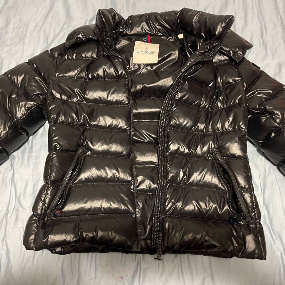 Moncler down shiny winter jacket
